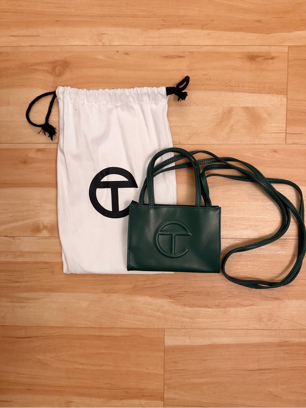 TELFAR SHOPPING BAG SMALL DARK OLIVE
